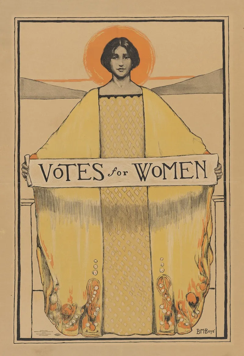 Votes For Women 3 Wall Art by Bertha M. Boyé - High-Resolution Digital Print
