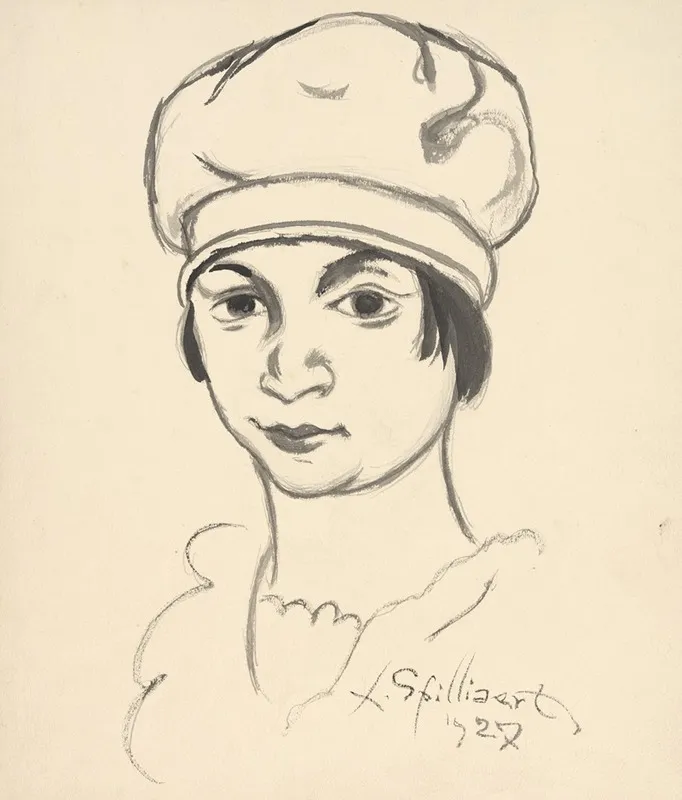 Vrouw Met Baret