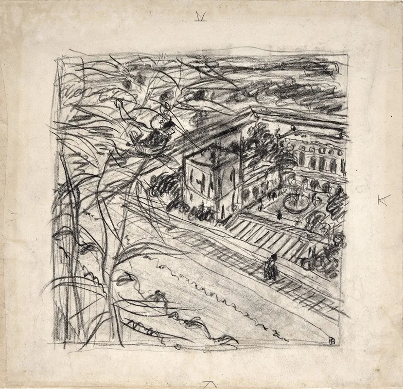 Vue De Chateau Wall Art by Pierre Bonnard - High-Resolution Digital Print
