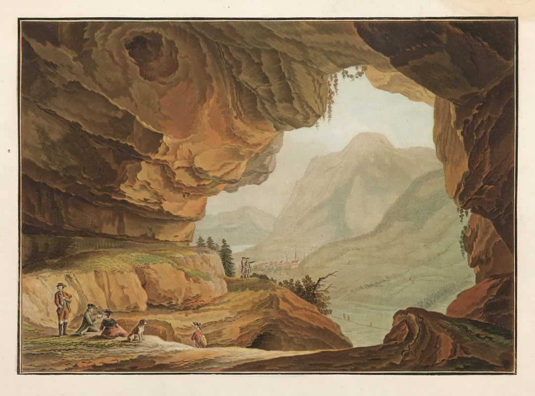 Vue De La Caverne Du Dragon Dans Le Canton Dunterwalden