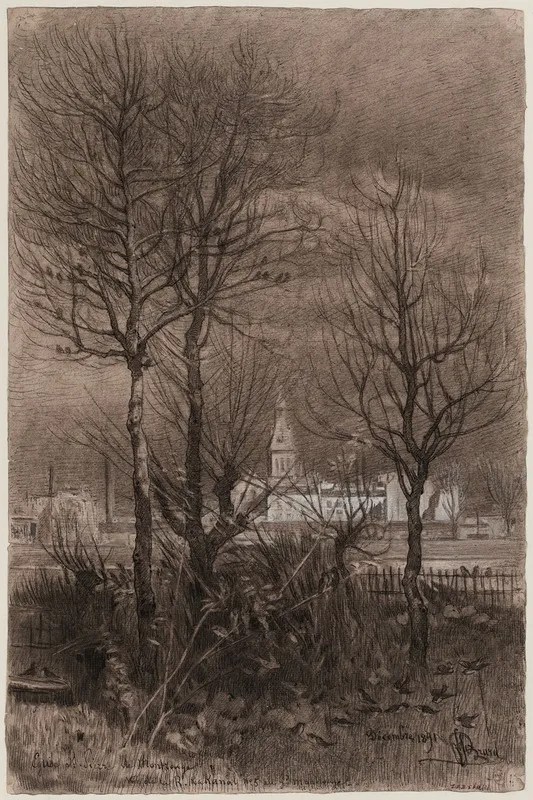 Vue De Leglise Saint Pierre De Montrouge Prise Du Grand Montrouge