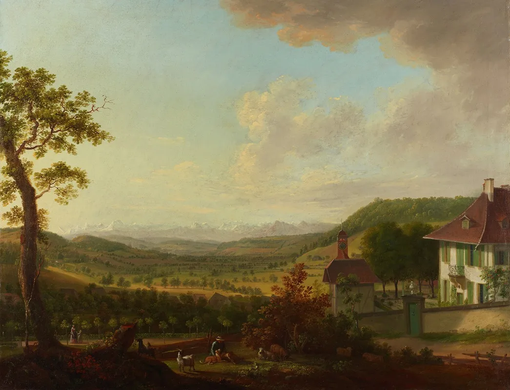 Vue De Sinneringen Wall Art by Johann Caspar Ulinger - High-Resolution Digital Print