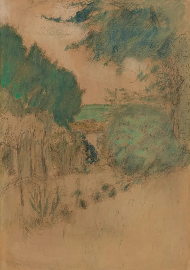 Vue De Vernon 2 Wall Art by Pierre Bonnard - High-Resolution Digital Print