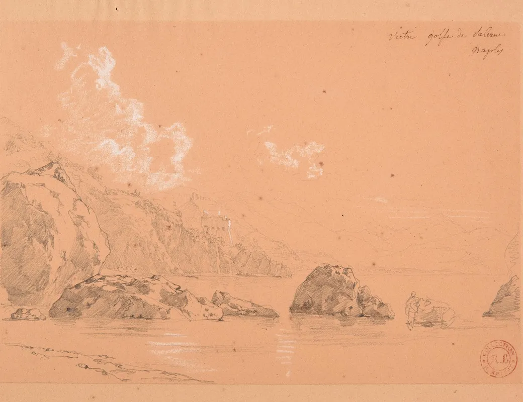 Vue De Vietri Dans Le Golfe De Salerne