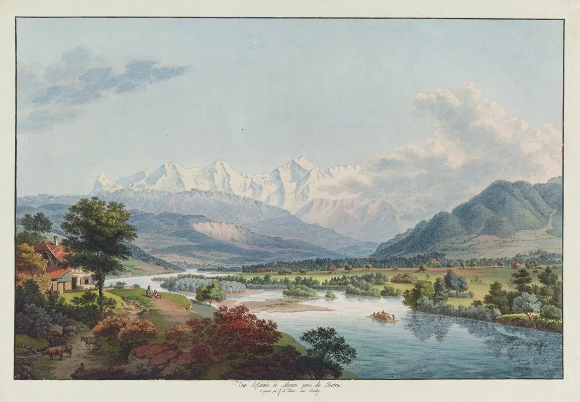 Vue Dessinee A Mouri Pres De Berne 2