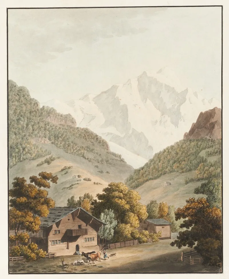 Vue Du Jungfrau Horn Pic De La Vierge