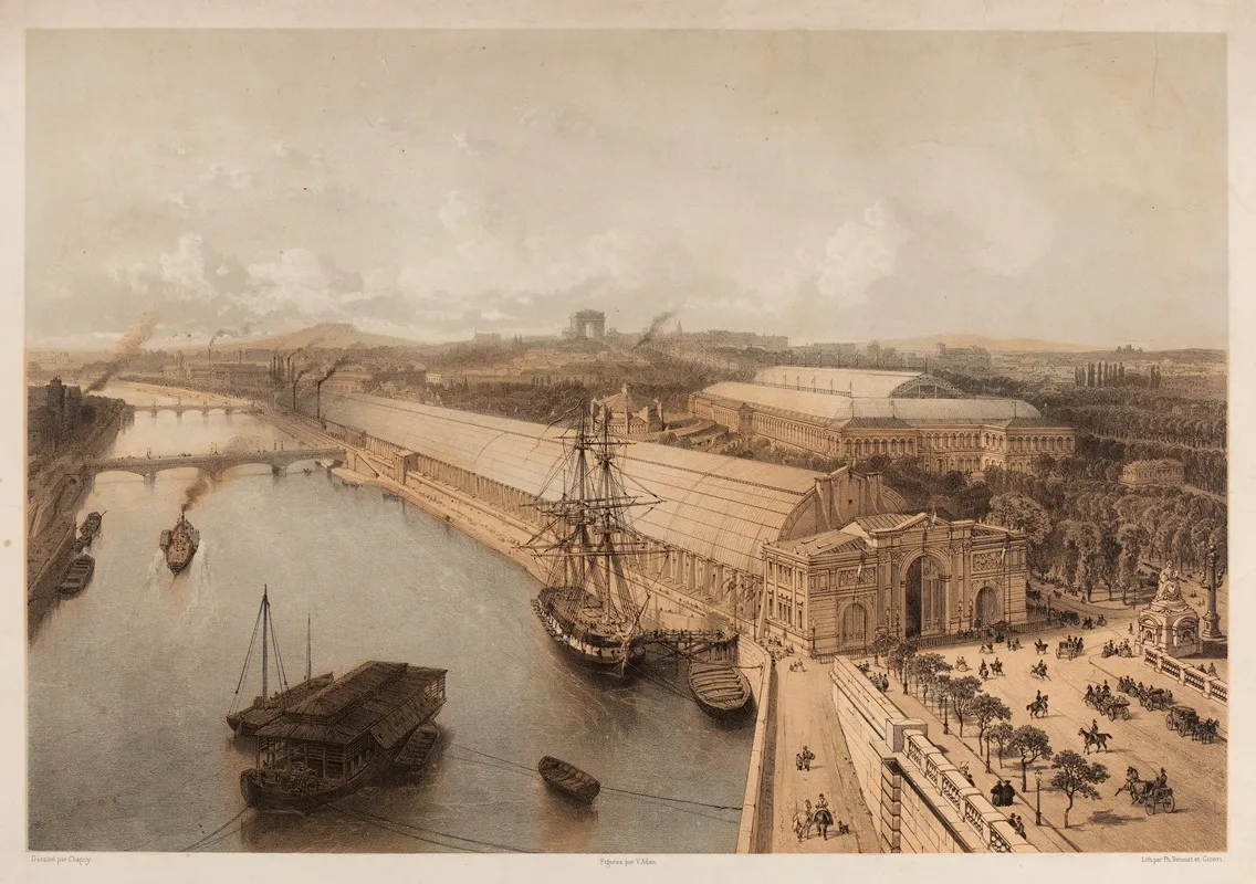Vue Generale Des Expositions Prise Du Cote De Lannexe