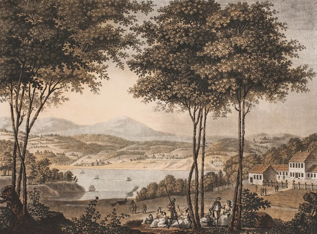 Vue Prise Pres De Heningslost Wall Art by Georg Haas - High-Resolution Digital Print