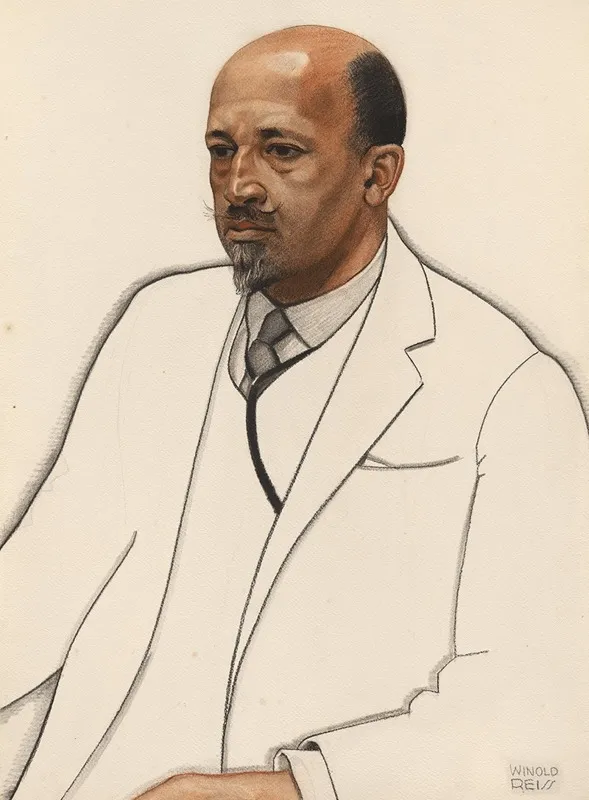 W E B Du Bois Wall Art by Winold Reiss - High-Resolution Digital Print