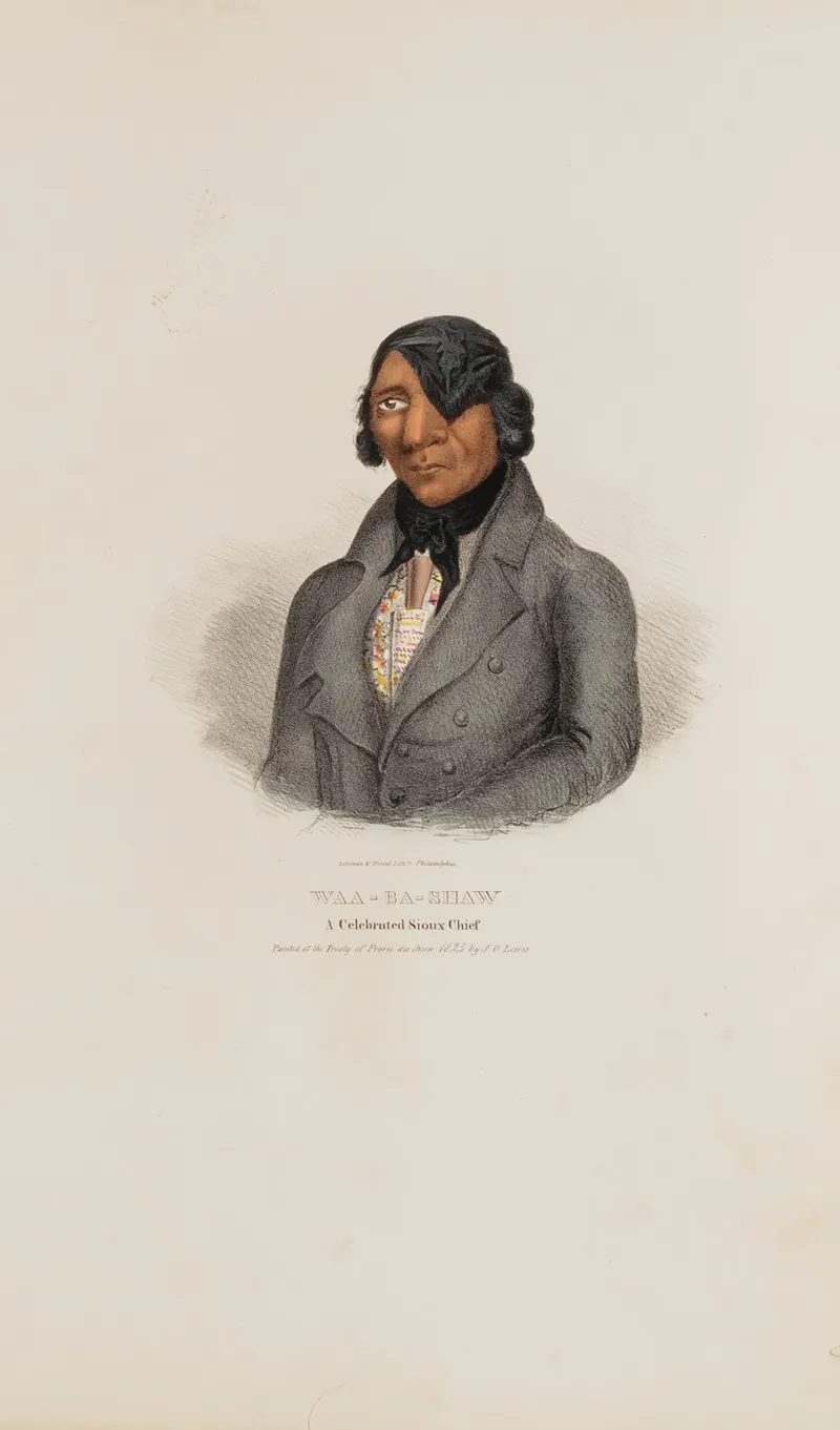 Waa Ba Shaw A Celebrated Sioux Chief