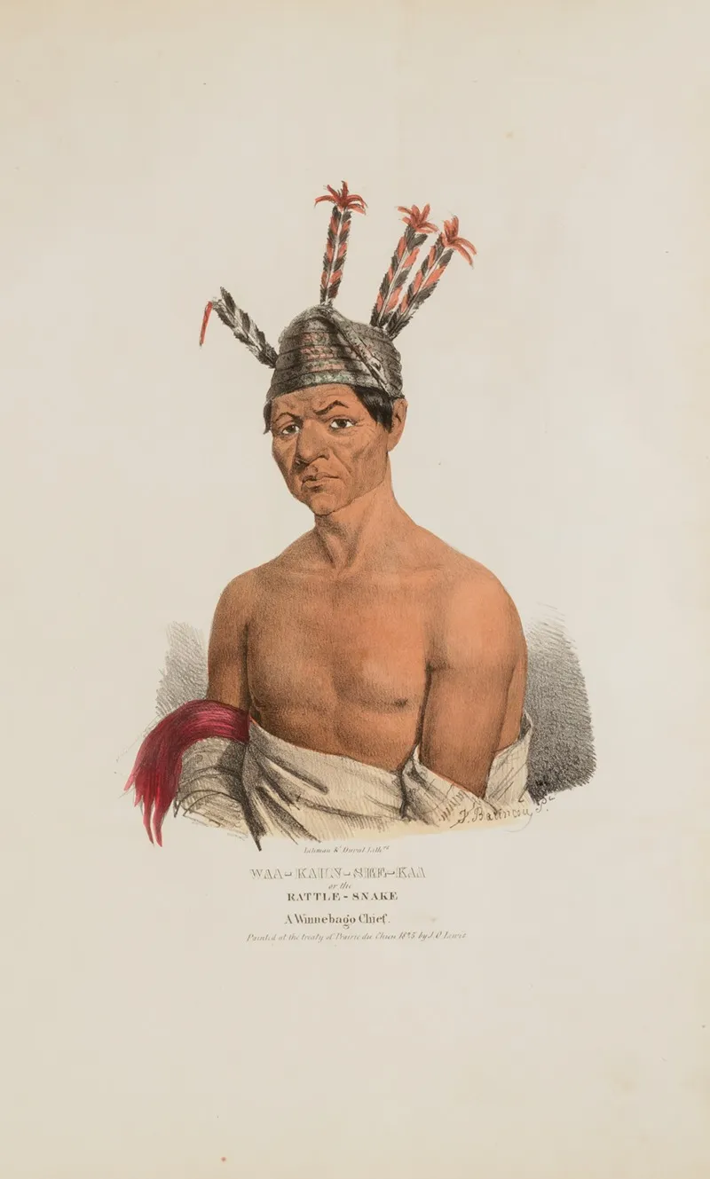 Waa Kaun See Kaa Or The Rattle Snake A Winnebago Chief