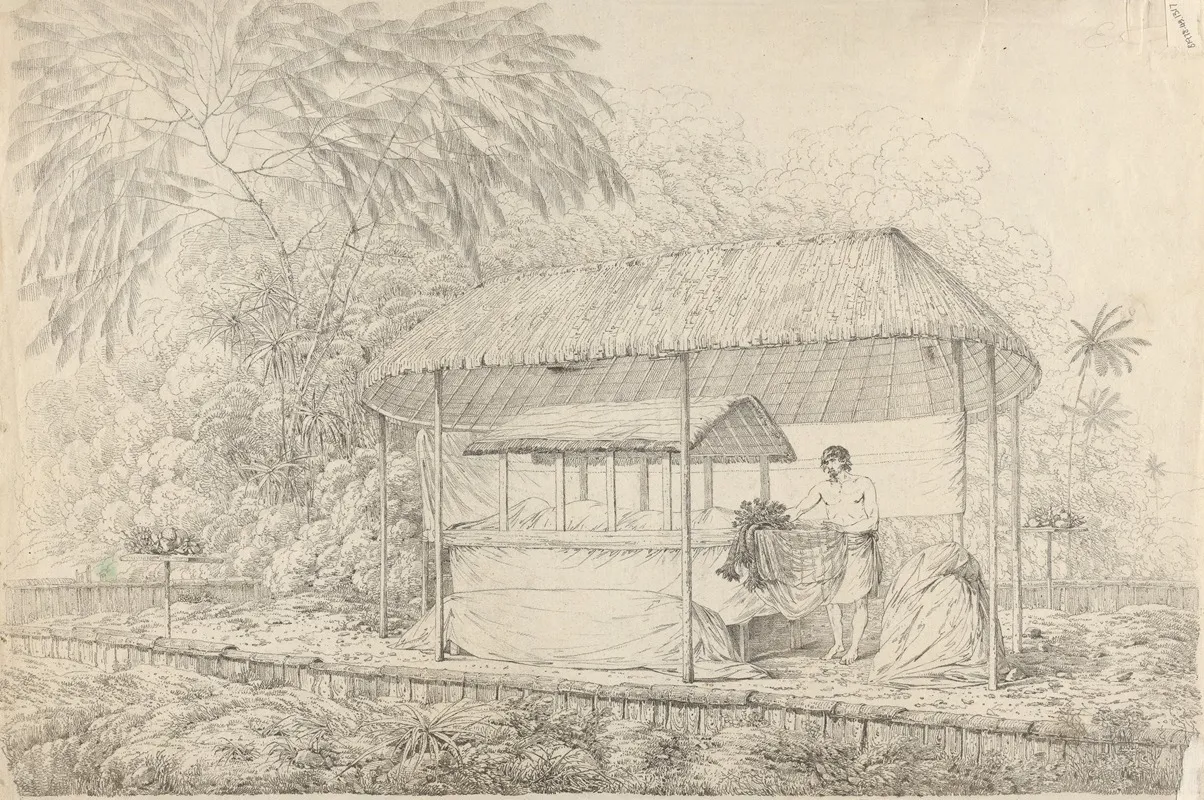 Waheiadooa Chief Of Oheitepha Lying In State