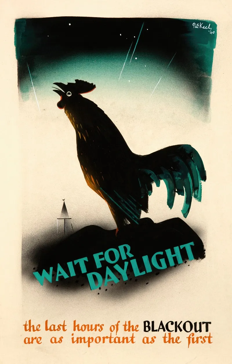 Wait For Daylight The Last Hours Of The Blackout Are As Important As The First Wall Art by Pat Keely - High-Resolution Digital Print