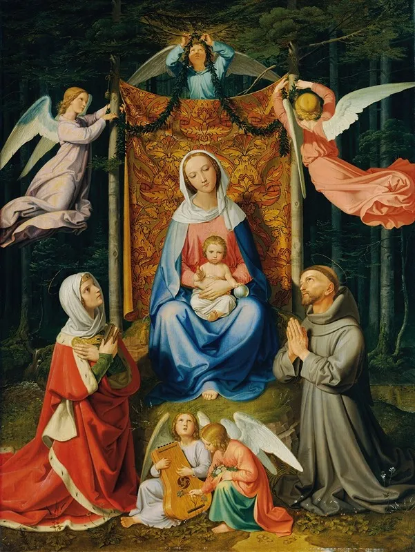 Waldesruhe Madonna Mit Kind Hl Adelheid Und Hl Franziskus