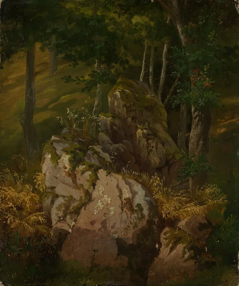 Waldinneres 6 Wall Art by Gustav Osterroht - High-Resolution Digital Print