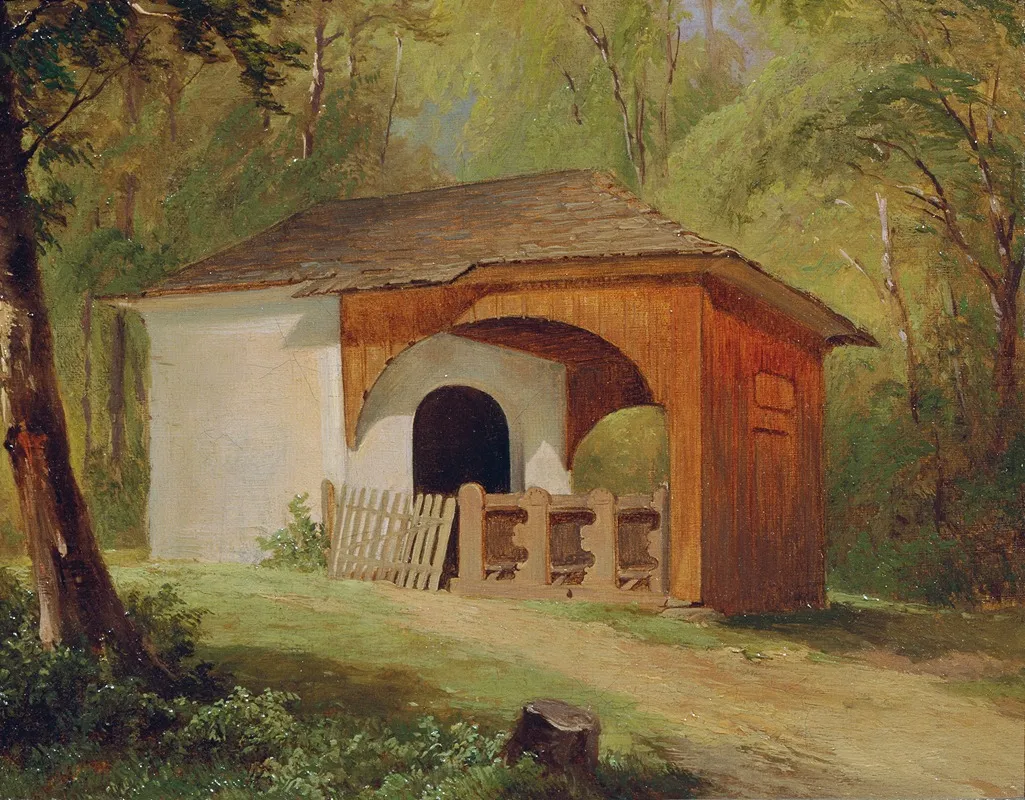 Waldkapelle Wall Art by Friedrich Hasslwander - High-Resolution Digital Print