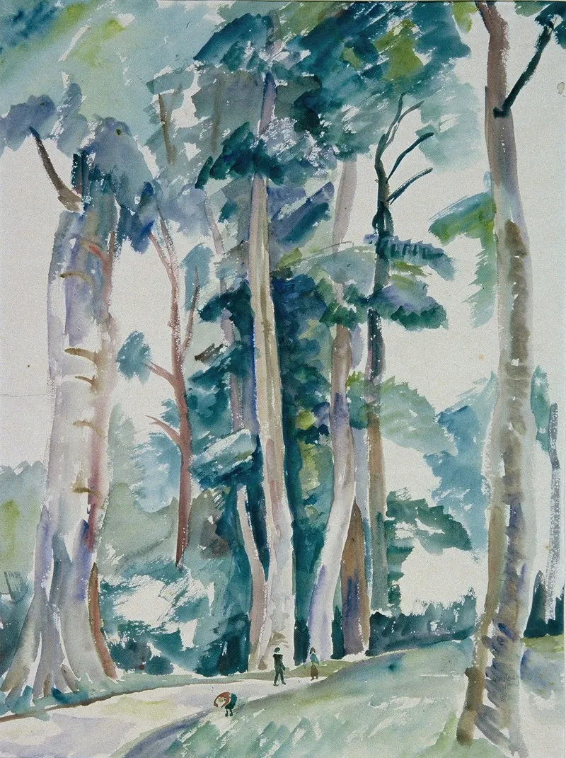 Waldpartie Wall Art by Franz Blum - High-Resolution Digital Print