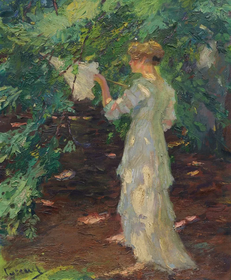 Waldschatten Wall Art by Edward Cucuel - High-Resolution Digital Print
