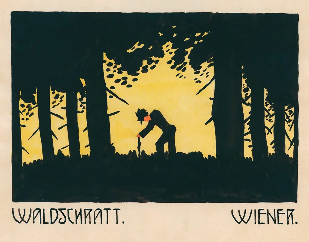 Waldschratt Wall Art by Karl Wiener - High-Resolution Digital Print