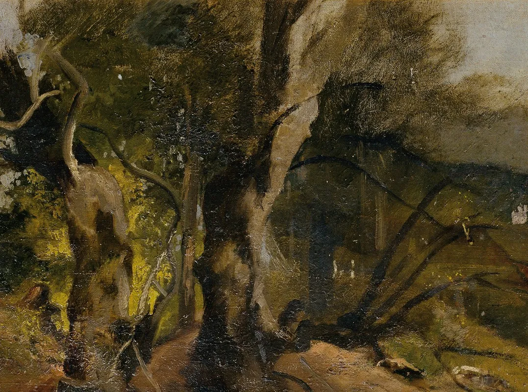 Waldstudie Wall Art by Josef Navrátil - High-Resolution Digital Print