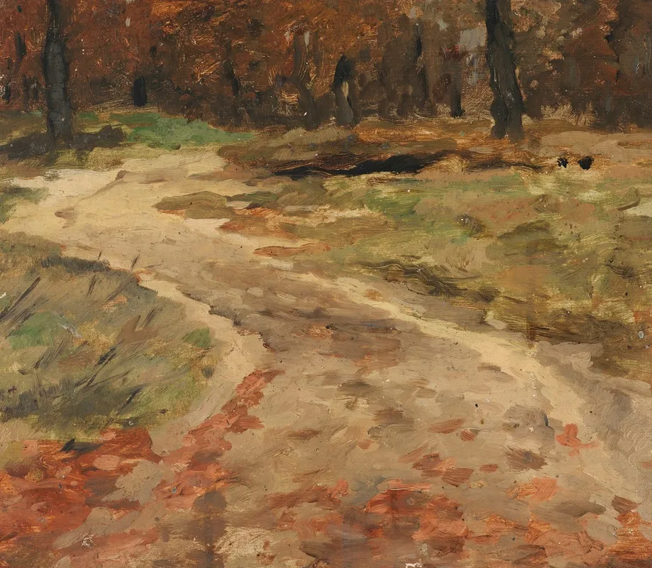 Waldweg Im Herbst Wall Art by Thomas Herbst - High-Resolution Digital Print