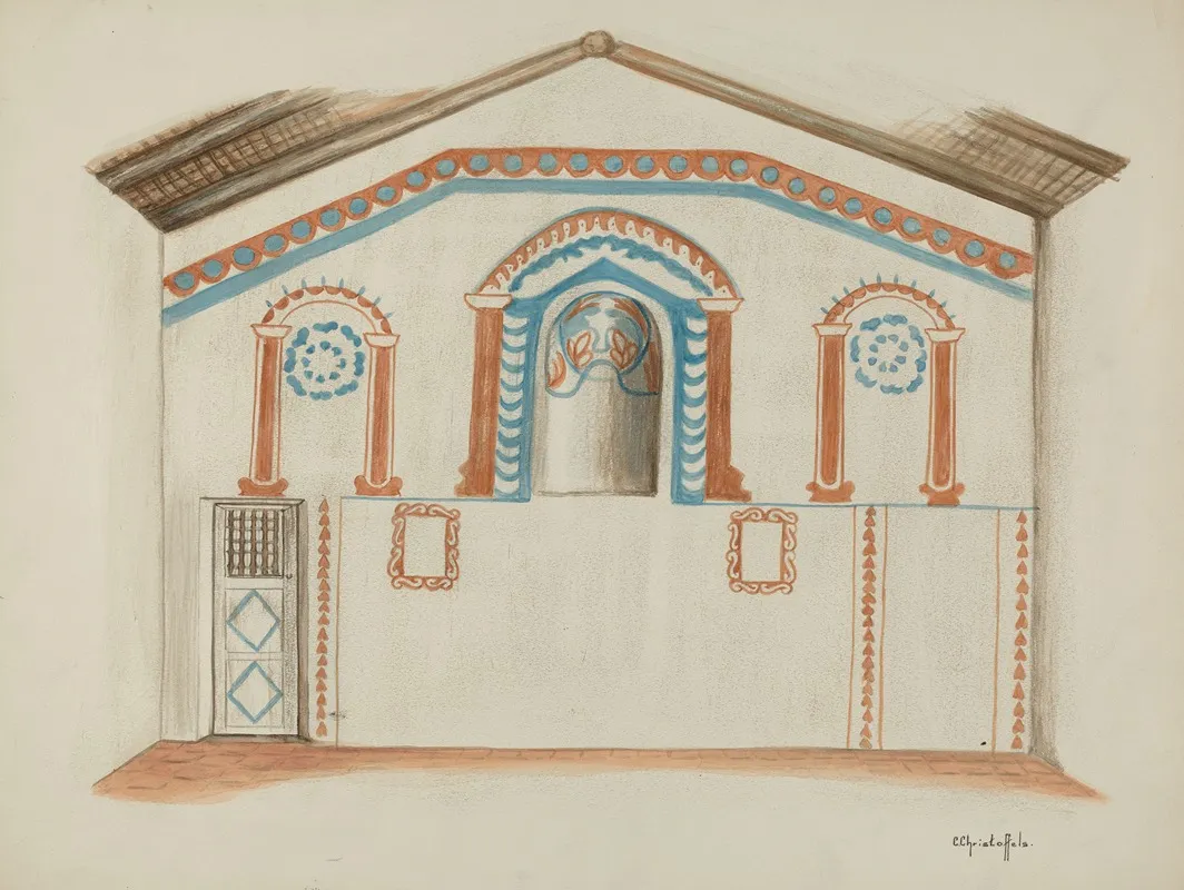 Wall Painting Reredos