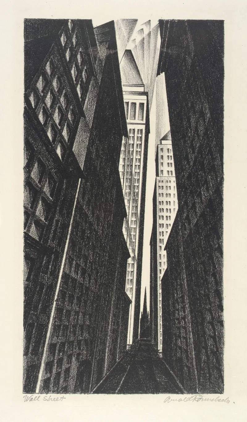 Wall Street Wall Art by Arnold Ronnebeck - High-Resolution Digital Print