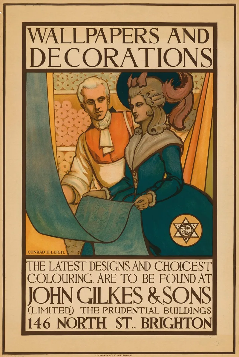 Wallpapers And Decorations By John Gilkens Sons Wall Art by Conrad Leigh - High-Resolution Digital Print