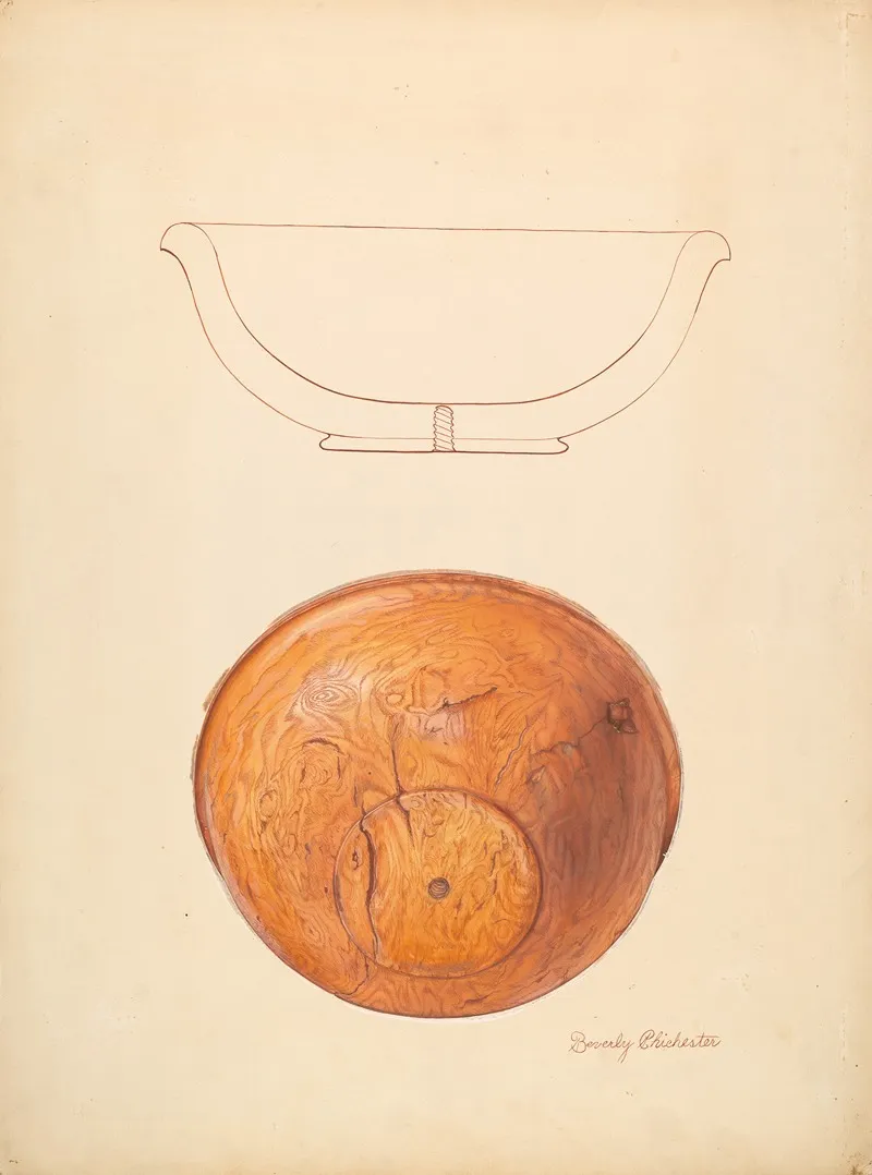 Walnut Burl Bowl