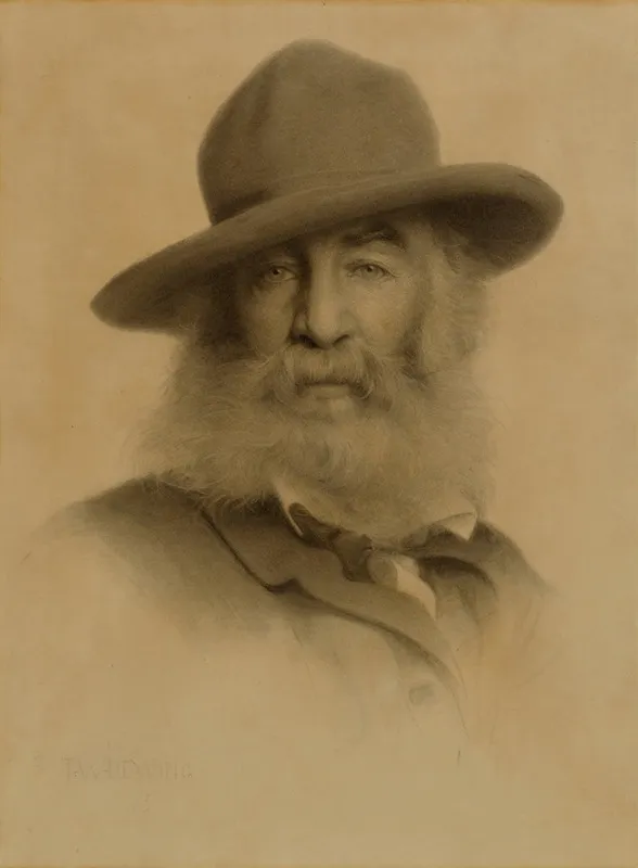 Walt Whitman Wall Art by Thomas Wilmer Dewing - High-Resolution Digital Print
