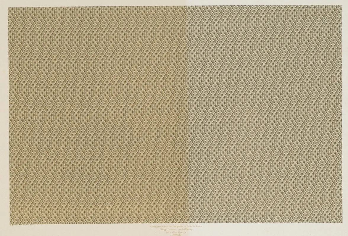 Walzendruckpapier Kleines Wabenmuster Nach Alten Mustern