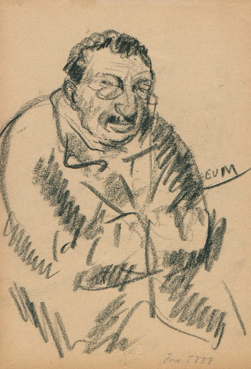 Wandelende Man In Profiel
