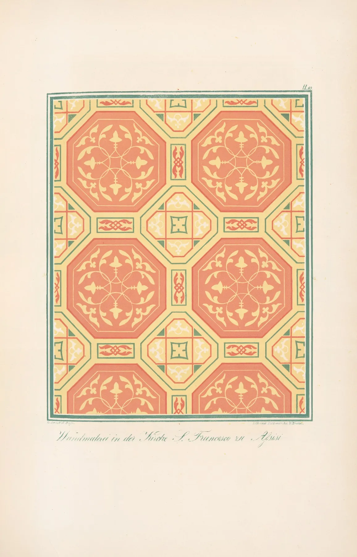 Wandmalereien In Der Kirche S Francesco Zu Assisi 4 Wall Art by Friedrich Maximilian Hessemer - High-Resolution Digital Print