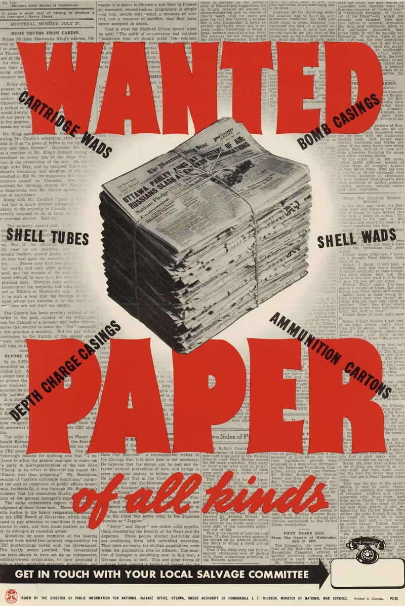 Wanted Paper Of All Kinds