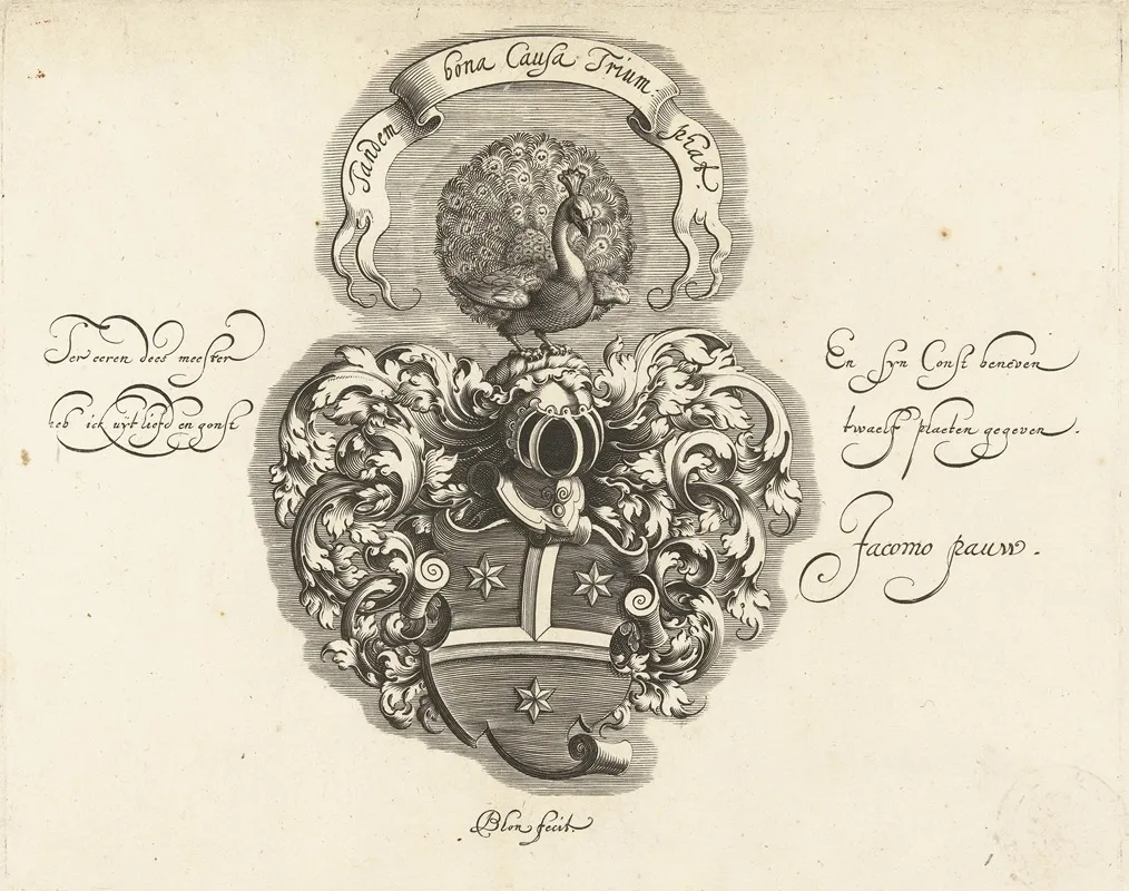 Wapenschild Van Jacomo Pauw Tandem Bona Causa Trium Phat