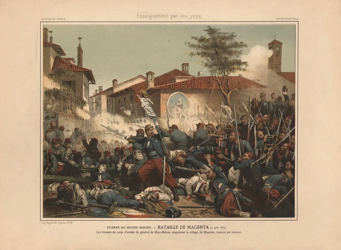 War Of The Second Empire Battle Of Magenta June 4 1859