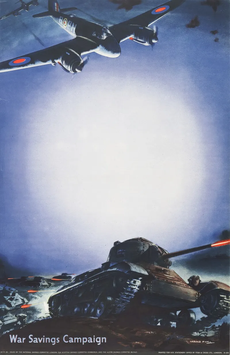 War Savings Campaign Wall Art by Harold Pym - High-Resolution Digital Print