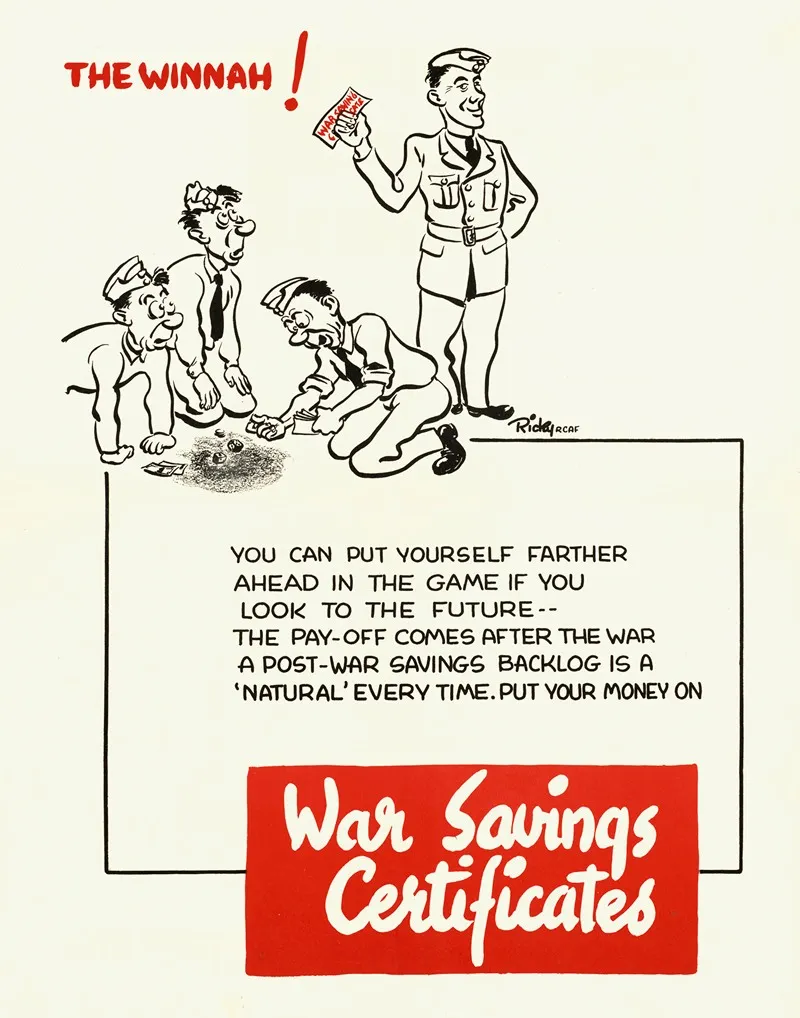 War Savings Certificates Wall Art by Ricky RCAF - High-Resolution Digital Print