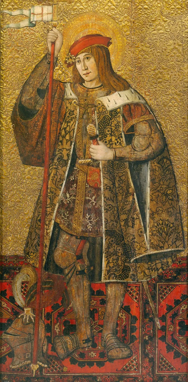 Warrior Saint Wall Art by Master of the Visitation - High-Resolution Digital Print