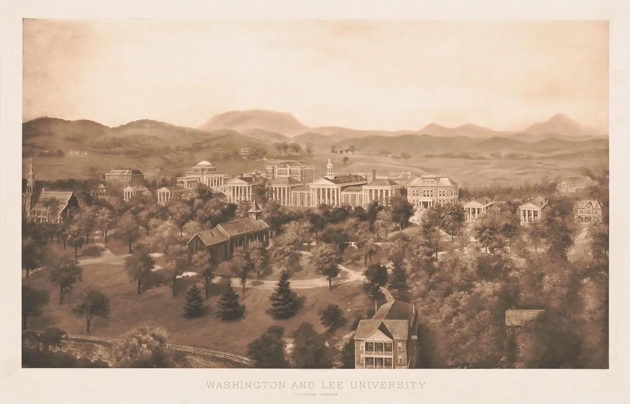 Washington And Lee University Lexington Virginia Wall Art by Richard Rummell - High-Resolution Digital Print