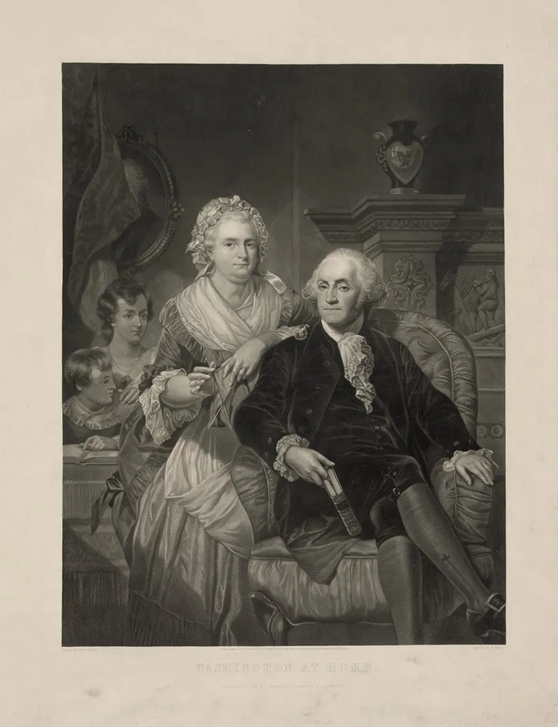 Washington At Home 3 Wall Art by Henry Bryan Hall - High-Resolution Digital Print