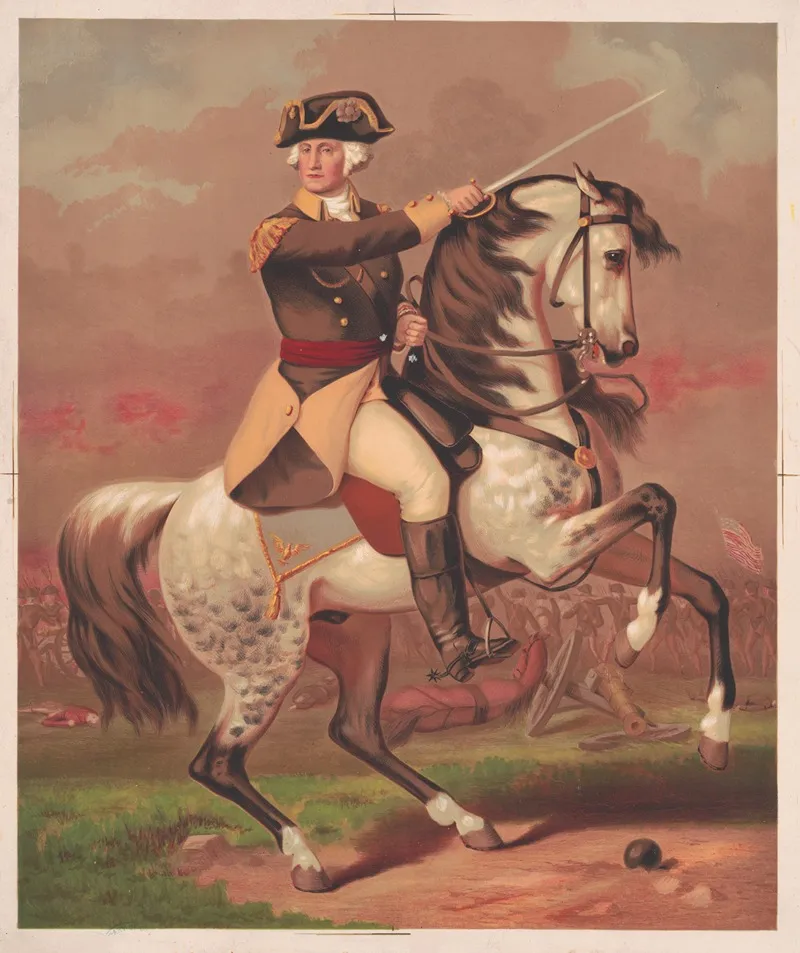 Washington At The Battle Of Trenton