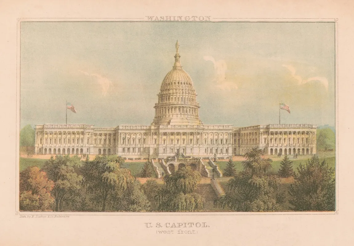 Washington U S Capitol West Front