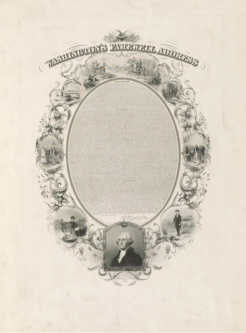 Washingtons Farewell Address Wall Art by John Chester Buttre - High-Resolution Digital Print