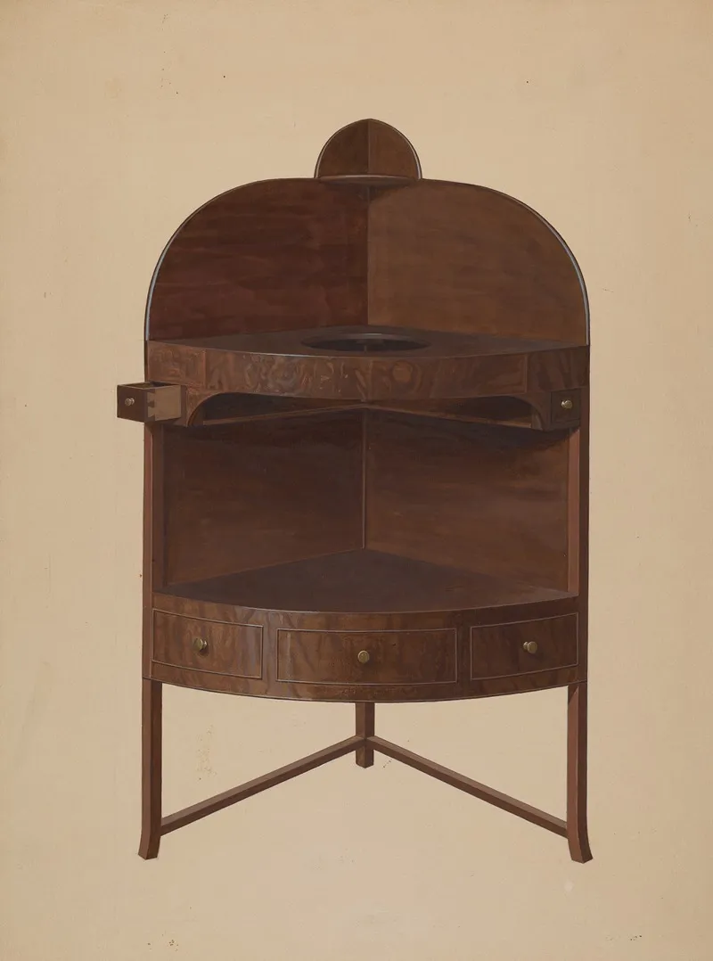 Washstand 3 Wall Art by Henry Moran - High-Resolution Digital Print