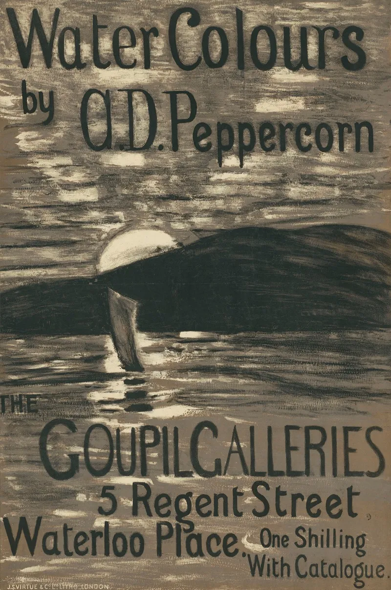 Water Colours By A D Peppercorn Wall Art by Arthur Douglas Peppercorn - High-Resolution Digital Print