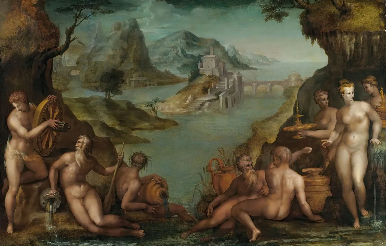 Water Deities Wall Art by Francesco Morandini - High-Resolution Digital Print
