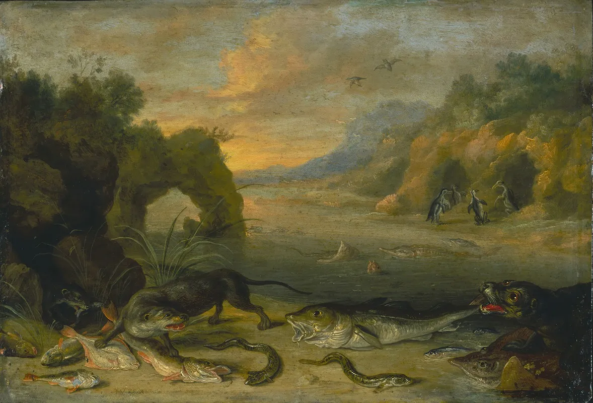 Water Wall Art by Jan Van Kessel The Elder - High-Resolution Digital Print