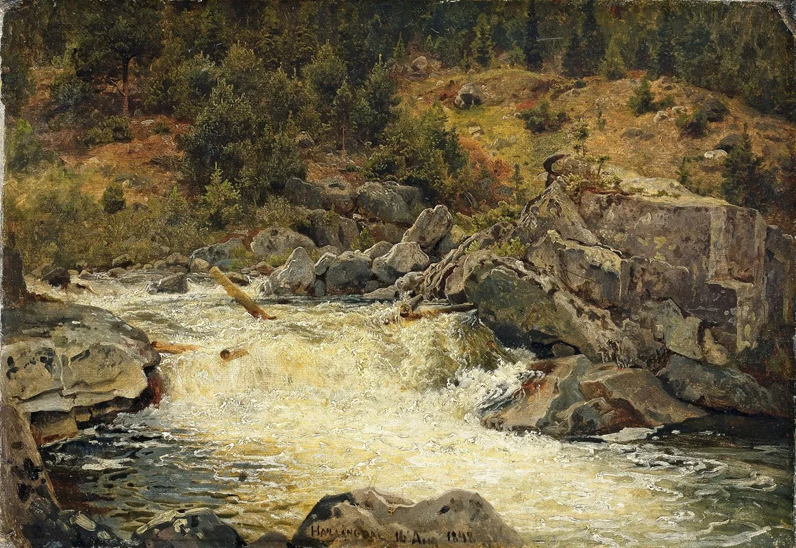 Waterfall In Hallingdal