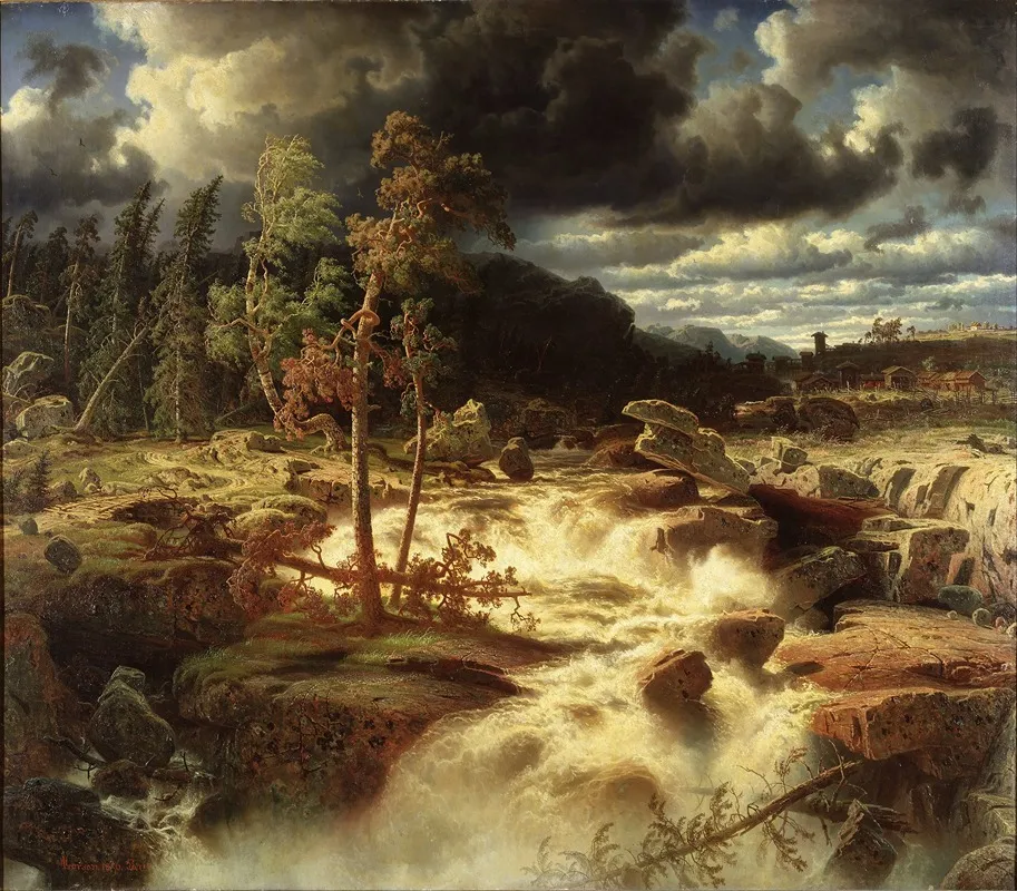 Waterfall In Smaland